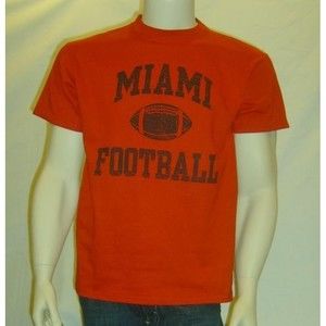 MIAMI UNIVERSITY of OHIO T Shirt Adult Uni Sex Sizes Red Hawks Football NCAA